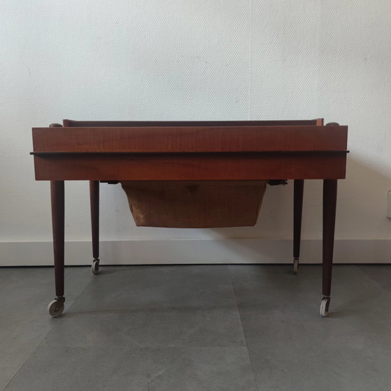 Image 1 of Vintage Danish trolley/side table in teak