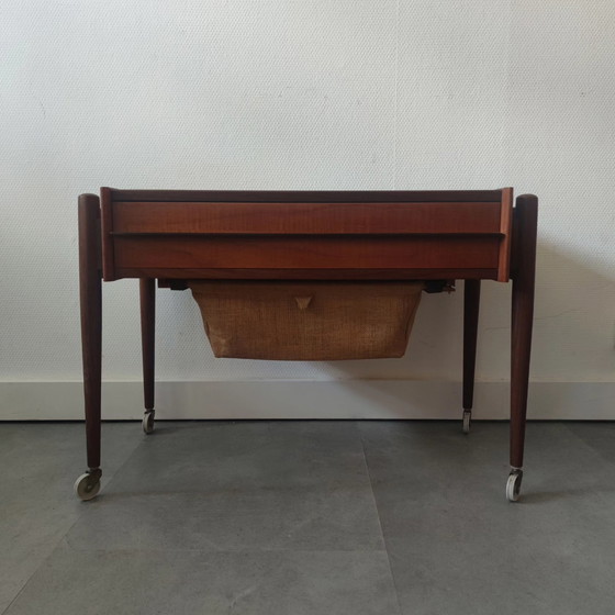 Image 1 of Vintage Danish trolley/side table in teak