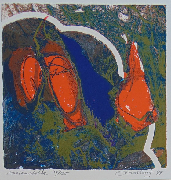 Image 1 of Jan Martens - 3X Melancholia Screenprint