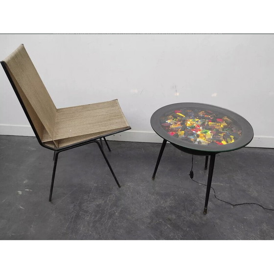 Image 1 of Vintage brazier light coffee table, 1950s