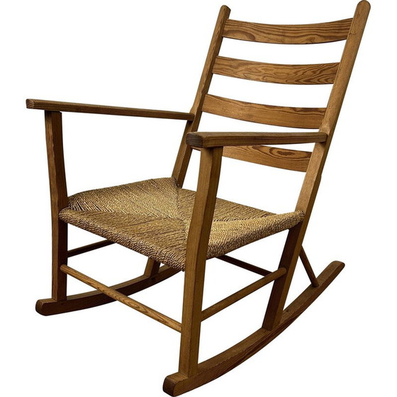 Woven seat rocking chair new arrivals