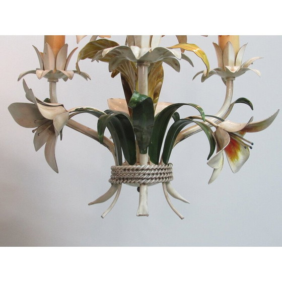 Image 1 of Mid century metal chandelier, 1960s