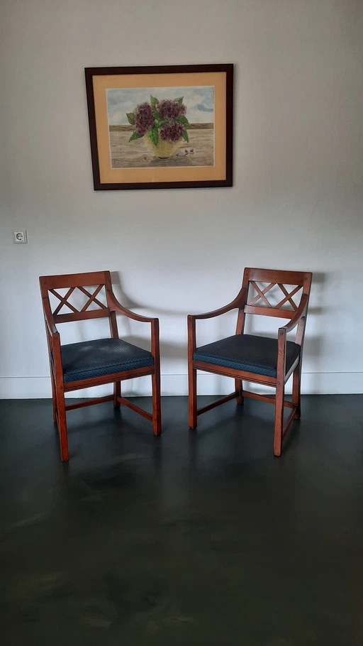 2 fauteuils Schuitema Jugendstil