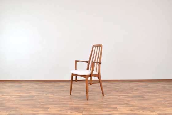 Image 1 of Mid-Century Teak Eva Armchair By Niels Koefoed For Koefoeds Hornslet, 1960S, Set Of 2