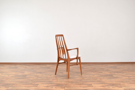 Image 1 of Mid-Century Teak Eva Armchair By Niels Koefoed For Koefoeds Hornslet, 1960S, Set Of 2