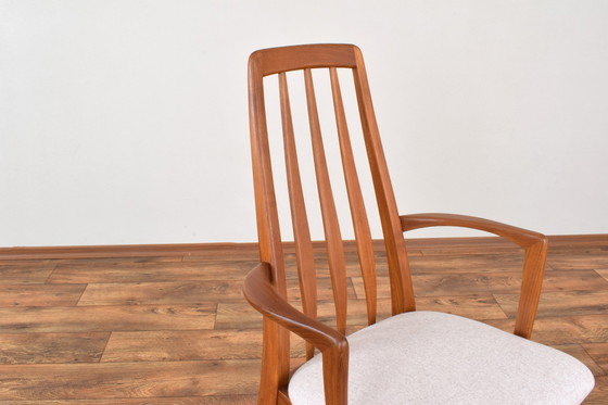 Image 1 of Mid-Century Teak Eva Armchair By Niels Koefoed For Koefoeds Hornslet, 1960S, Set Of 2