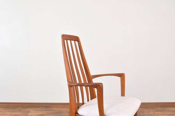 Image 1 of Mid-Century Teak Eva Armchair By Niels Koefoed For Koefoeds Hornslet, 1960S, Set Of 2