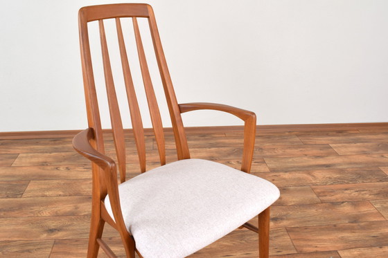 Image 1 of Mid-Century Teak Eva Armchair By Niels Koefoed For Koefoeds Hornslet, 1960S, Set Of 2