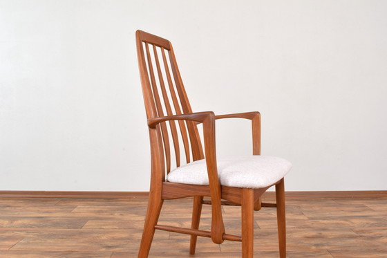 Image 1 of Mid-Century Teak Eva Armchair By Niels Koefoed For Koefoeds Hornslet, 1960S, Set Of 2