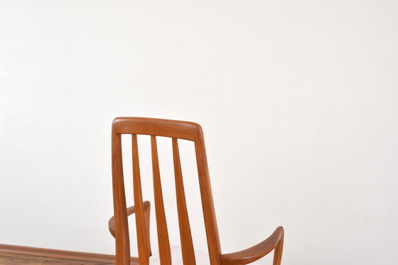 Image 1 of Mid-Century Teak Eva Armchair By Niels Koefoed For Koefoeds Hornslet, 1960S, Set Of 2