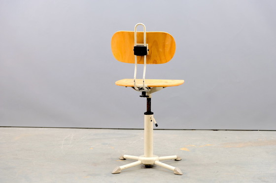 Image 1 of Minimalist vintage office chair with backrest, 1950s