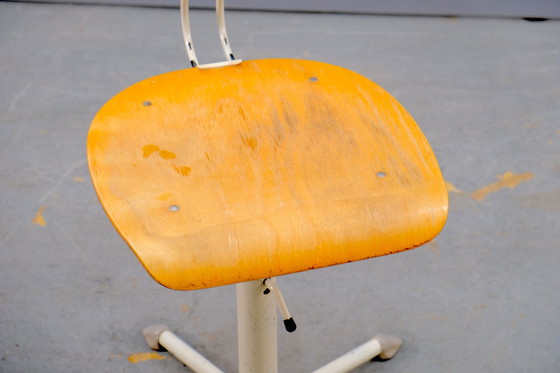 Image 1 of Minimalist vintage office chair with backrest, 1950s