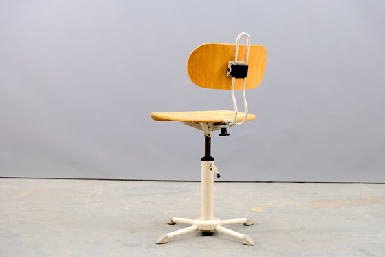 Image 1 of Minimalist vintage office chair with backrest, 1950s