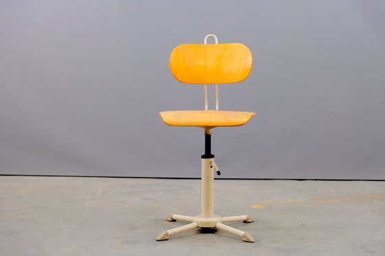 Image 1 of Minimalist vintage office chair with backrest, 1950s