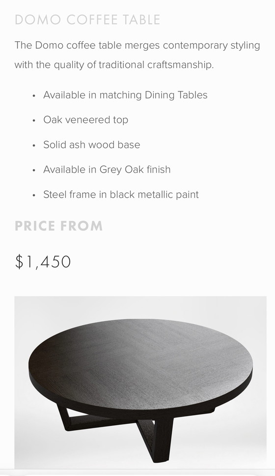 Image 1 of Camerich coffee table