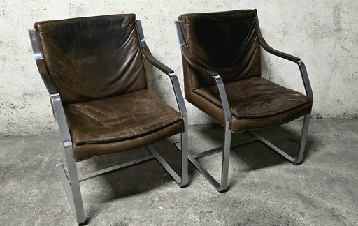 Pair Of Armchairs By Rudolf Bernd Glatzel For Walter Knoll, 1970