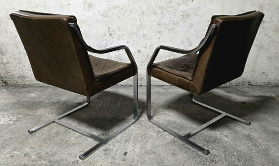 Image 1 of Pair Of Armchairs By Rudolf Bernd Glatzel For Walter Knoll, 1970