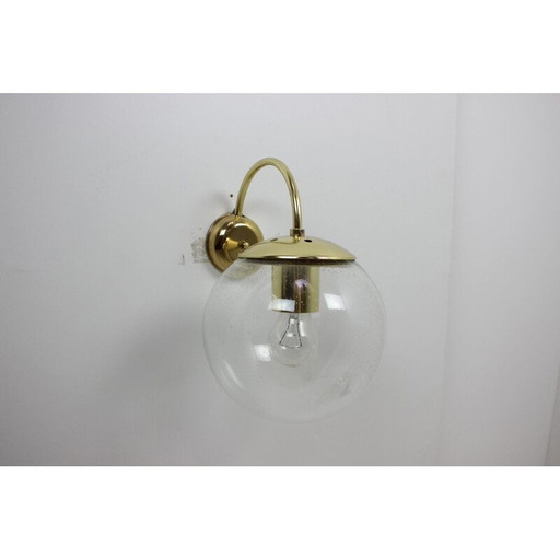 Pair of vintage brass sconces by Kamenicky Senov, Czechoslovakia 1970