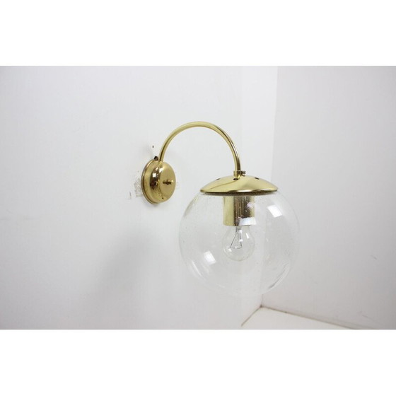 Image 1 of Coppia di applique in ottone vintage di Kamenicky Senov, Cecoslovacchia 1970