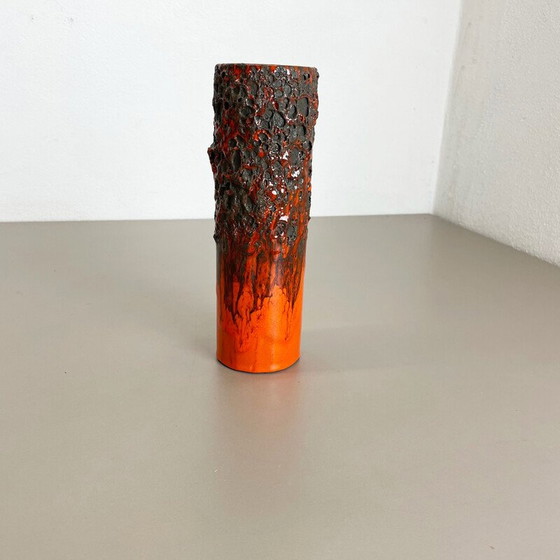 Image 1 of Vintage fat lava ceramic vase for Otto Ceramic, Germany 1970s