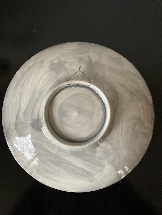 Image 1 of Vintage 1960'S Wall Plate With Abstract Still Life