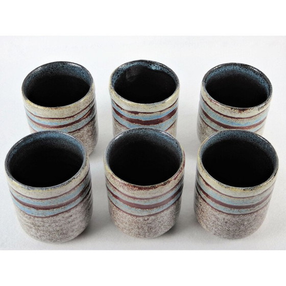 Image 1 of Set of 6 vintage ceramics by Accolay, 1960