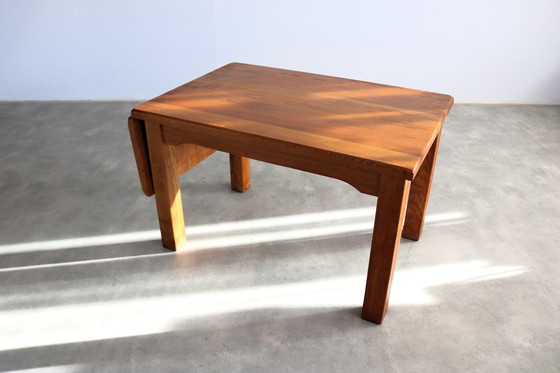 Image 1 of Brutalist Solid Oak Dining Table