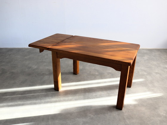 Image 1 of Brutalist Solid Oak Dining Table