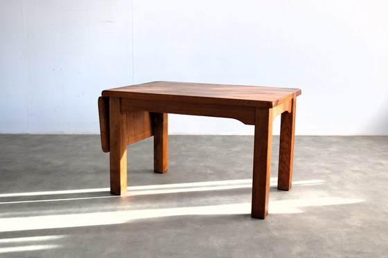 Image 1 of Brutalist Solid Oak Dining Table