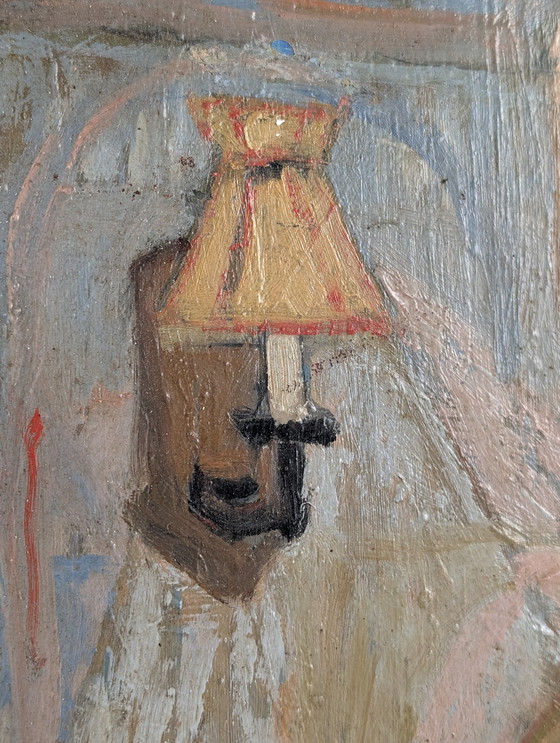 Image 1 of Oil On Board By Einar Granum, Norway, 1950S