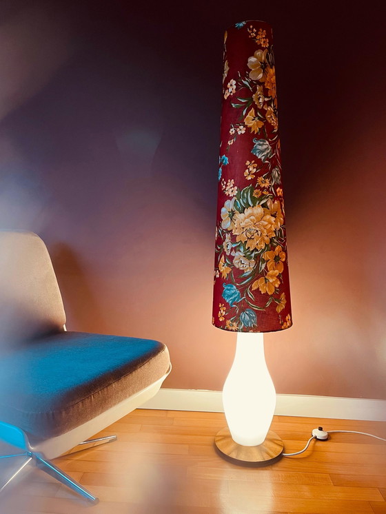 Image 1 of Mid - Century Floor Lamp Hustadt Leuchten '50s