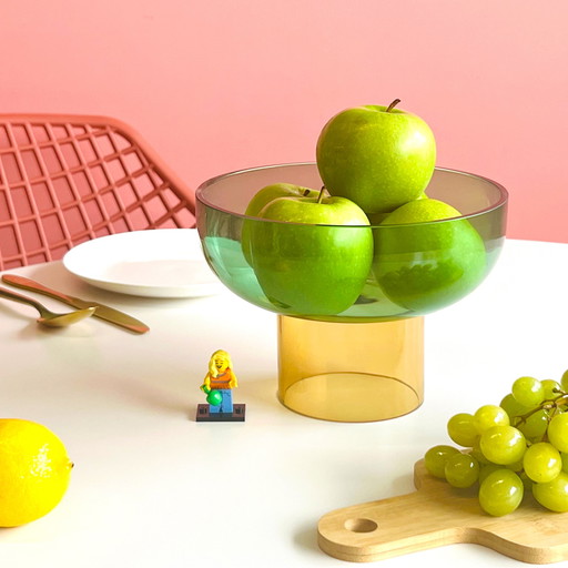 Cloudnola Tip Top Bowl / Fruitbowl Vert et Jaune moyen