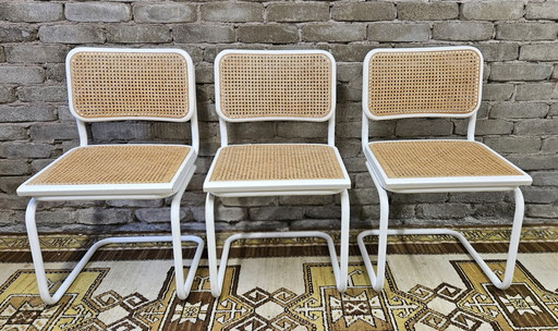 Set Of 3 Cane Chairs