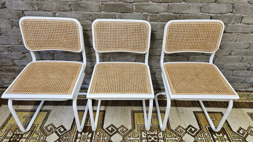 Set Of 3 Cane Chairs