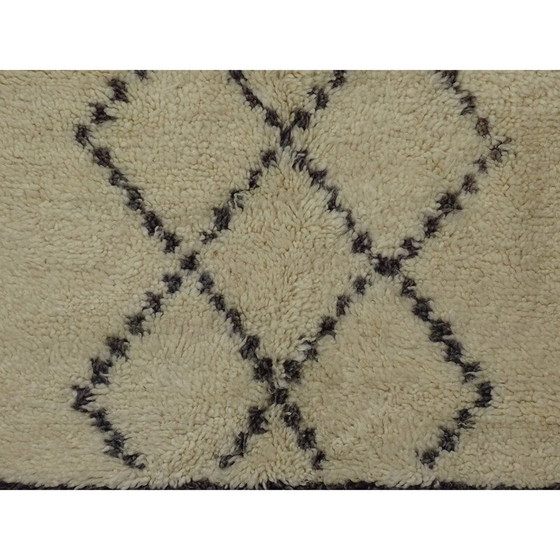 Image 1 of Vintage Berber carpet in natural wool, Morocco