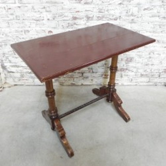 Image 1 of Oak Bistro Table From The Ardennes 