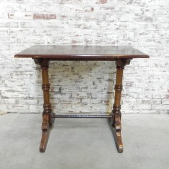 Image 1 of Oak Bistro Table From The Ardennes 