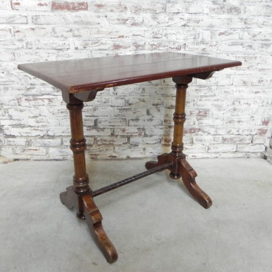 Image 1 of Oak Bistro Table From The Ardennes 