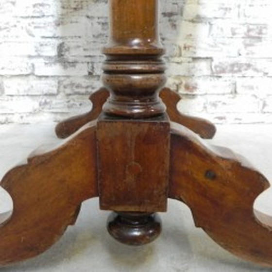 Image 1 of Oak Bistro Table From The Ardennes 