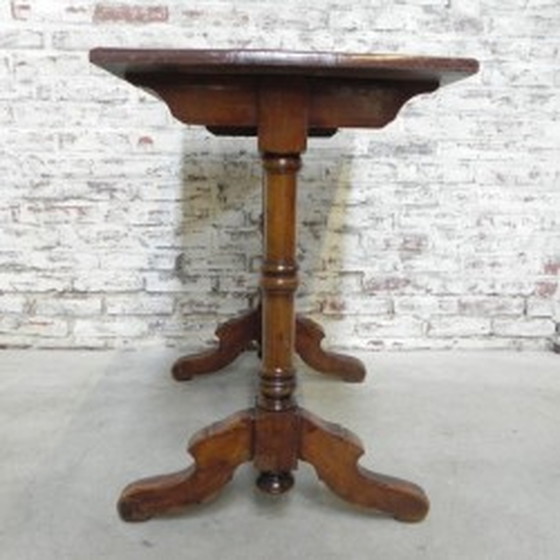 Image 1 of Oak Bistro Table From The Ardennes 