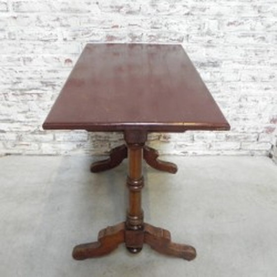 Image 1 of Oak Bistro Table From The Ardennes 