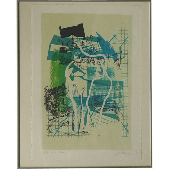 Image 1 of Vintage lithograph by Poul Esting