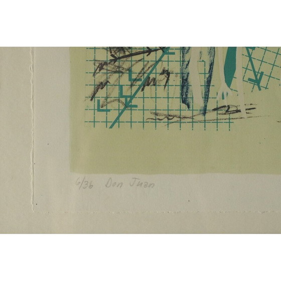 Image 1 of Vintage lithograph by Poul Esting