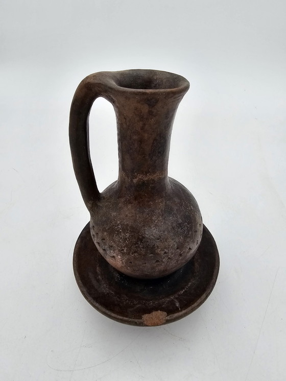 Image 1 of Antique African Ceremonial Pitcher