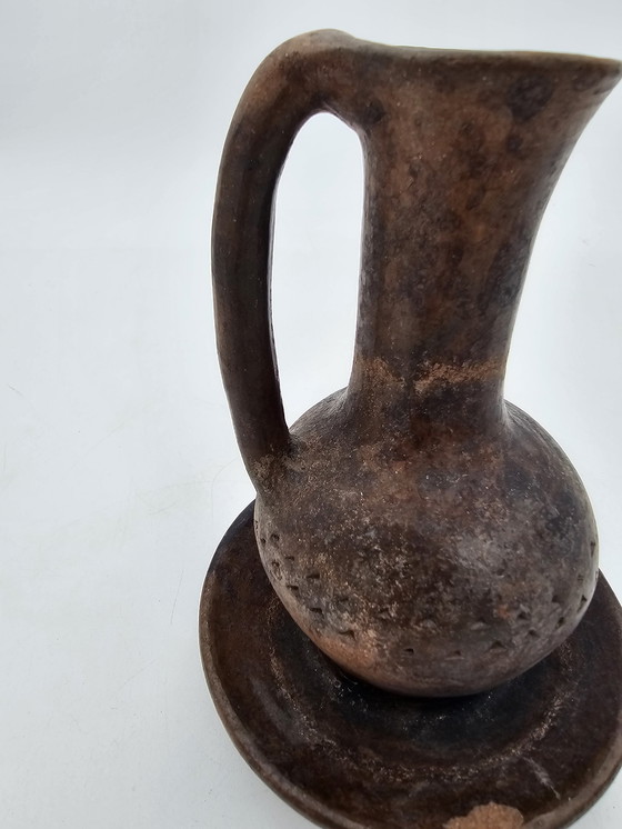 Image 1 of Antique African Ceremonial Pitcher