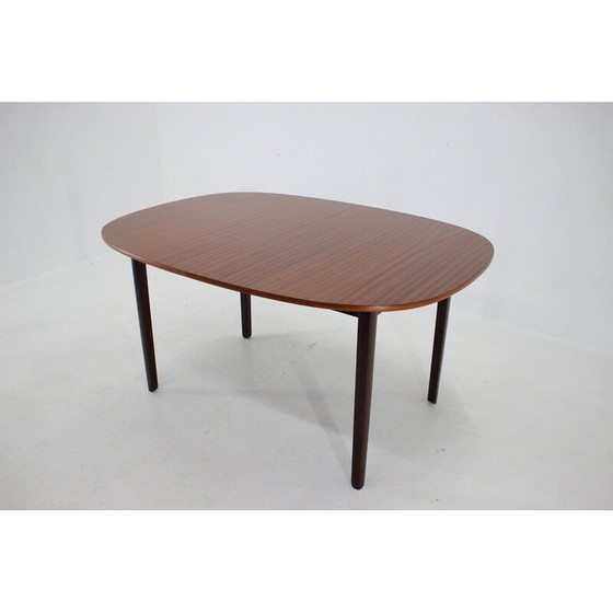 Image 1 of Vintage mahogany extendable table by Ole Wanscher for P. Jeppesen, 1960s