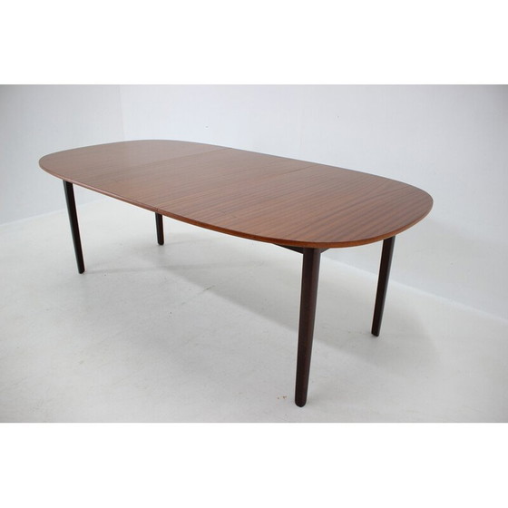 Image 1 of Vintage mahogany extendable table by Ole Wanscher for P. Jeppesen, 1960s