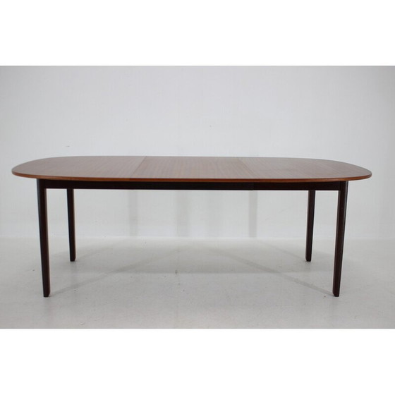 Image 1 of Vintage mahogany extendable table by Ole Wanscher for P. Jeppesen, 1960s