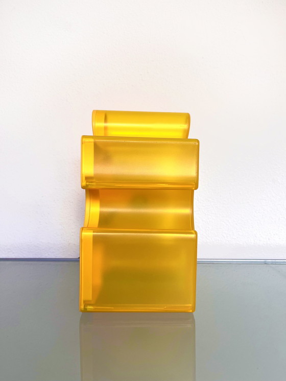 Image 1 of Vintage Yellow Puzzle Lamp From Visual Gram Visualgram