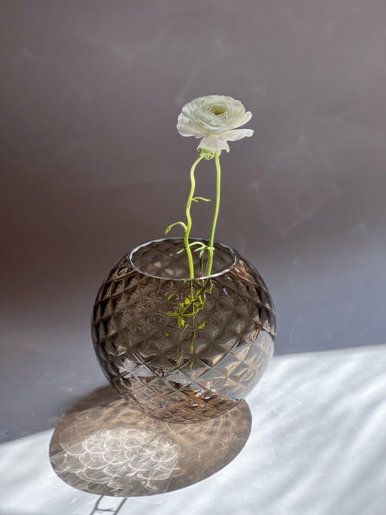 Image 1 of Handmade crystal ball vase